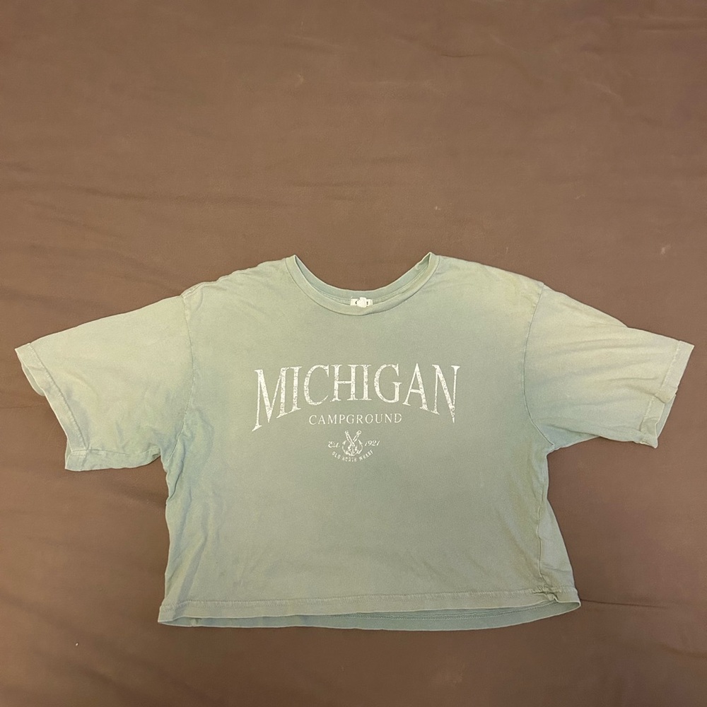 Garage Mint Green Casual Top